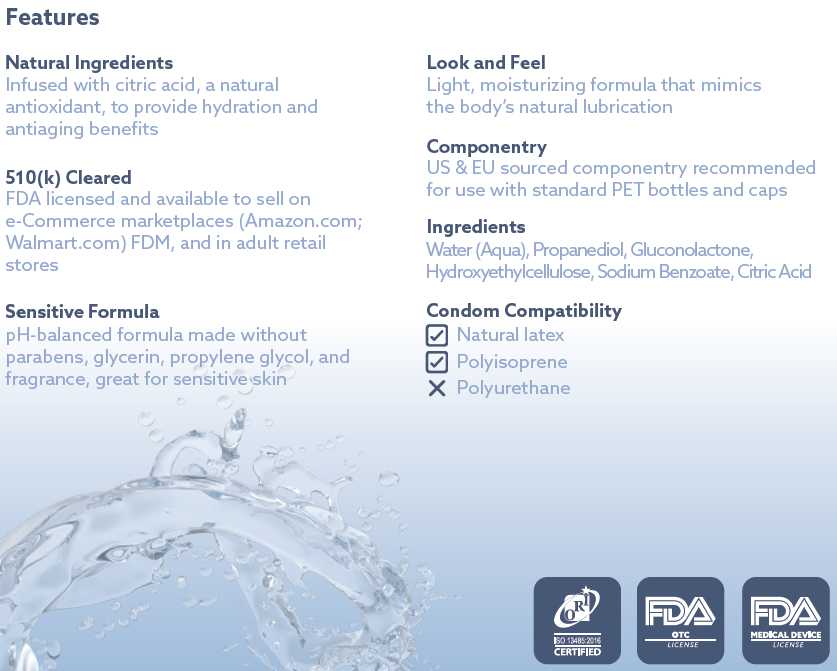 Fleshlube Water 8 oz