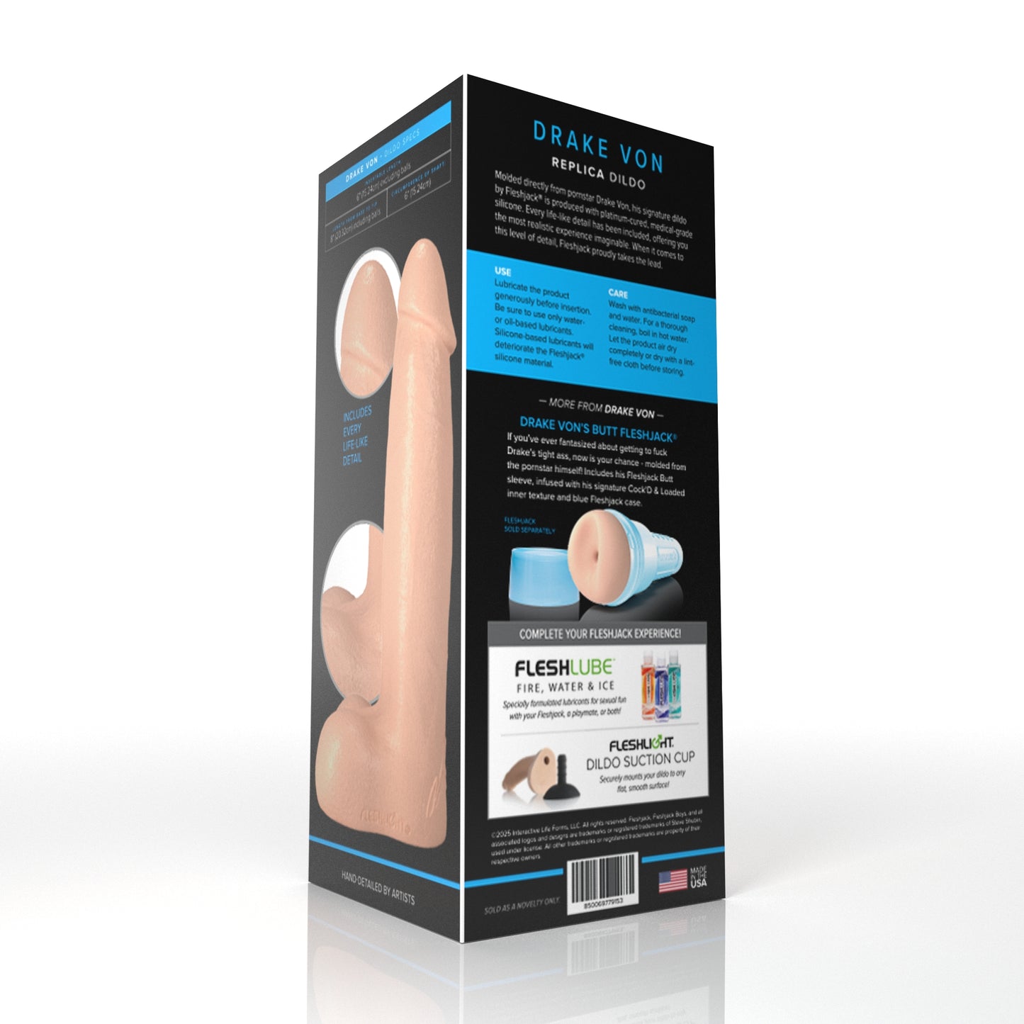 Fleshjack Boys Drake Von Dildo