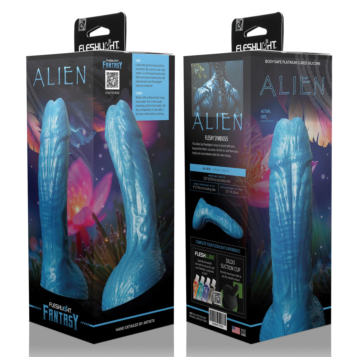 Fleshlight Fantasy Alien Silicone Dildo