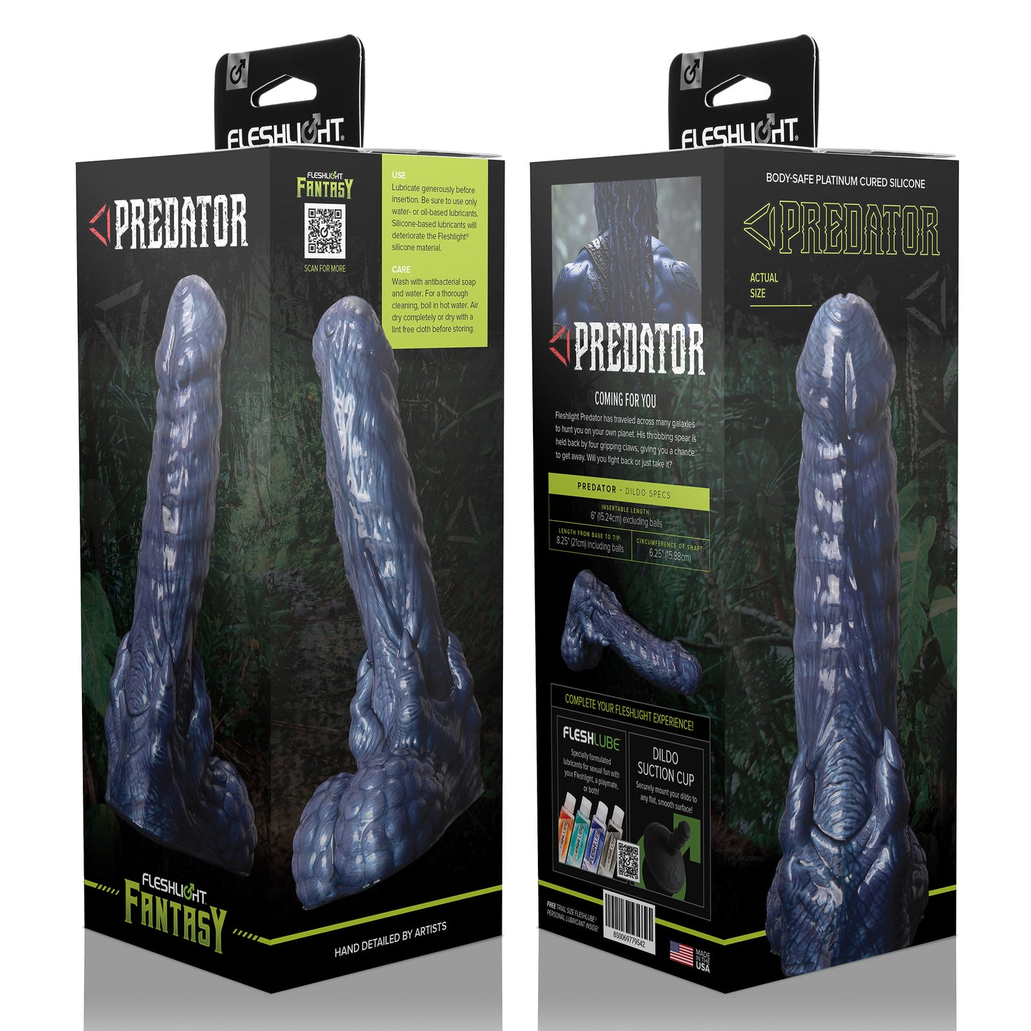 Fleshlight Fantasy Predator Silicone Dildo