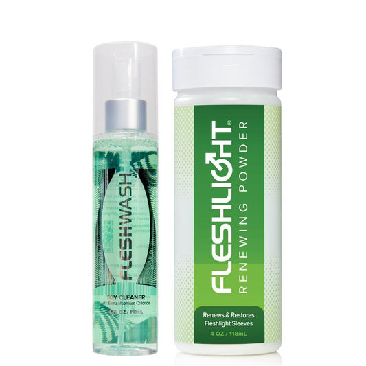 Fleshwash 4 oz & Renewing Powder 4 oz Combo